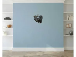 Metalen Decoratie Paard 2, Zwart, 50X1,5X50 Cm, Epikasa
