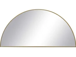 Metalen Spiegel Met Halve Cirkel Design - B.50 X H.100 Cm - Goudkleurig - Gavra