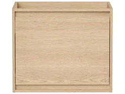 Meubel Onder Wastafel Met Engelse Lade - Eikenfineer - 60 Cm - Mesliva