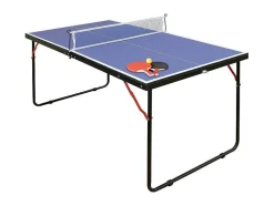 Mini-Pingpongtafel Met Batjes, Ballen En Net - L137 X D76 X H67 Cm - Denis