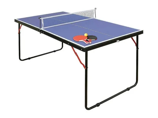 Mini-Pingpongtafel Met Batjes, Ballen En Net - L137 X D76 X H67 Cm - Denis