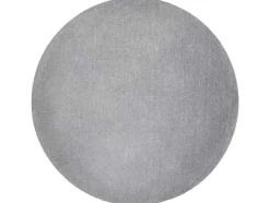 Modern Tapijt Wasbaar Latio 71351060 Rond Zilverkleuring Cercle 120 Cm