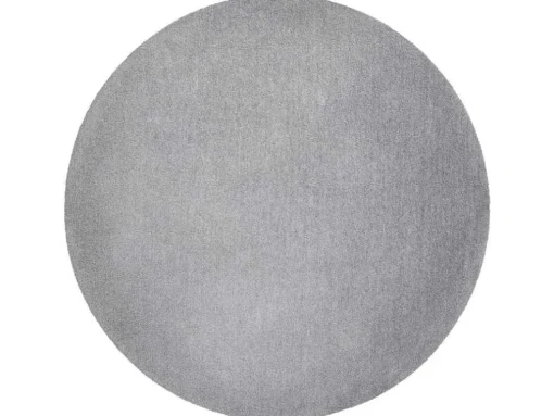 Modern Tapijt Wasbaar Latio 71351060 Rond Zilverkleuring Cercle 120 Cm