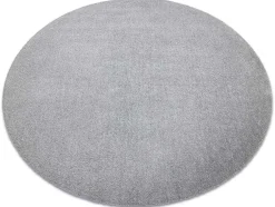 Modern Tapijt Wasbaar Latio 71351060 Rond Zilverkleuring Cercle 120 Cm