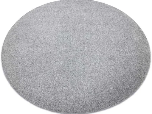 Modern Tapijt Wasbaar Latio 71351060 Rond Zilverkleuring Cercle 120 Cm