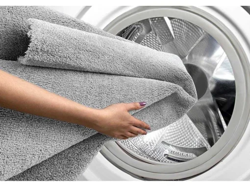 Modern Tapijt Wasbaar Latio 71351060 Rond Zilverkleuring Cercle 120 Cm