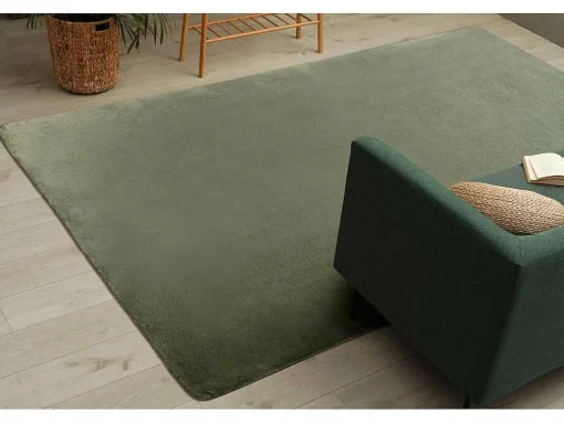 Modern Wastapijt Posh Shaggy, Pluche, Dik Anti-Slip Groen 160X220 Cm