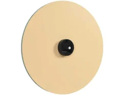 Moderne Wandklok - D. 50 Cm - Groen En Zilverkleurig - Herti