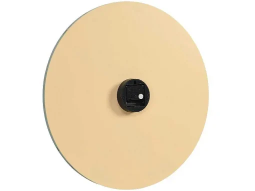 Moderne Wandklok - D. 50 Cm - Groen En Zilverkleurig - Herti