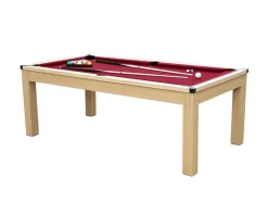 Modulaire Tafel - Biljart En Pingpong Balthazar - 213 X 112 X 81,5 Cm - Rood