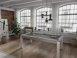 Modulaire Tafel - Biljart En Pingpong Balthazar - 213 X 112 X 81,5 Cm - Grijs