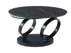 Moduleerbare Design-Salontafel Van Gehard Glas En Keramiek Joline