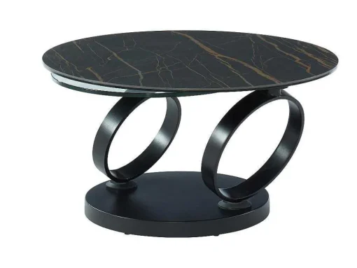 Moduleerbare Design-Salontafel Van Gehard Glas En Keramiek Joline