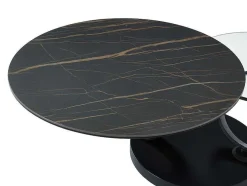 Moduleerbare Design-Salontafel Van Gehard Glas En Keramiek Joline