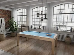 Moduleerbare Tafel - Biljart En Tafeltennis Balthazar - 213 X 112 X 81.5 Cm - Blauw