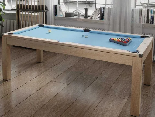 Moduleerbare Tafel - Biljart En Tafeltennis Balthazar - 213 X 112 X 81.5 Cm - Blauw
