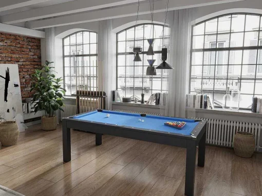 Moduleerbare Tafel - Biljart En Tafeltennis - L182 X B102 X H80 Cm - Zwart - Sousa