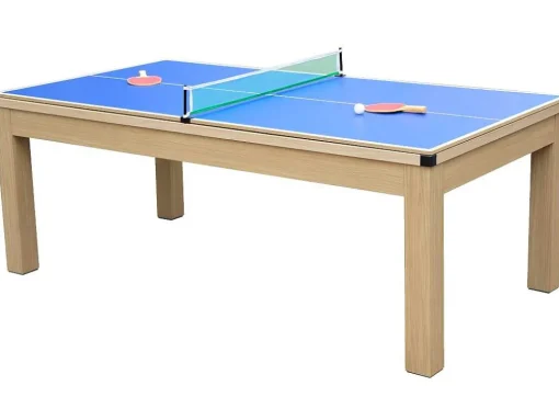 Moduleerbare Tafel - Biljart En Tafeltennis Balthazar - 213 X 112 X 81.5 Cm - Blauw