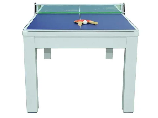 Moduleerbare Tafel - Wit - Biljart En Tafeltennis - L182 X B102 X H80 Cm - Henk