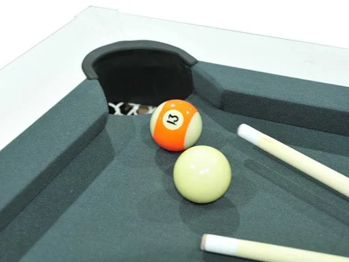 Moduleerbare Tafel - Wit - Biljart En Tafeltennis - L182 X B102 X H80 Cm - Henk