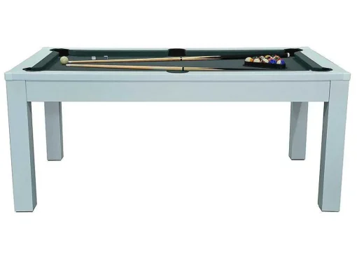Moduleerbare Tafel - Wit - Biljart En Tafeltennis - L182 X B102 X H80 Cm - Henk