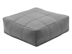 Moduleerbare Tuinzithoek 5 Plaatsen Van Stof: 3 Fauteuils, 1 Hoek, 1 Poef En 1 Salontafel - Antraciet - Livai Van Mylia