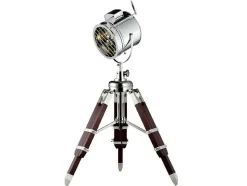 Movie Vloerlamp, Zilver, Wenge, 43X43X90 Cm, Epikasa