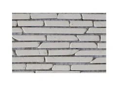 Mozaiek Vloer En Wand In Creme Marmer - Set Van 1M - Moyali