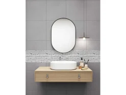 Mozaiek Vloer En Wand In Creme Marmer - Set Van 1M - Moyali