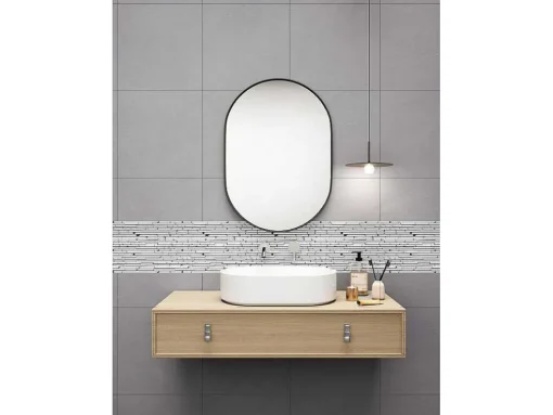Mozaiek Vloer En Wand In Creme Marmer - Set Van 1M - Moyali