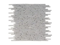 Mozaiek Vloer En Wand In Creme Marmer - Set Van 1M - Moyali