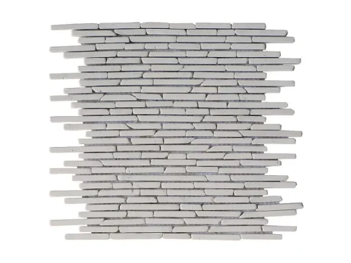 Mozaiek Vloer En Wand In Creme Marmer - Set Van 1M - Moyali