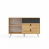 Multifunctionele Kast Pera - Eik - 120X36,5X77 Cm - Epikasa