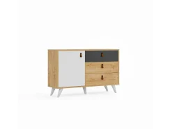 Multifunctionele Kast Pera - Eik - 120X36,5X77 Cm - Epikasa