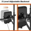 Multifunctionele Power Tower Dip Station Optrekstang Met Verstelbare Hoogte