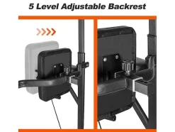 Multifunctionele Power Tower Dip Station Optrekstang Met Verstelbare Hoogte