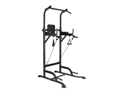 Multifunctionele Power Tower Dip Station Optrekstang Met Verstelbare Hoogte