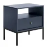 Nachtkastje Bogdan - 1 Lade En 1 Nis - Blauw