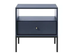 Nachtkastje Bogdan - 1 Lade En 1 Nis - Blauw