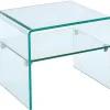 Nachtkastje Van Gehard Glas - 1 Nis - Stileos