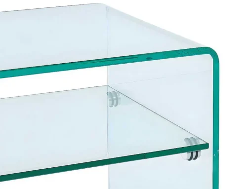 Nachtkastje Van Gehard Glas - 1 Nis - Stileos
