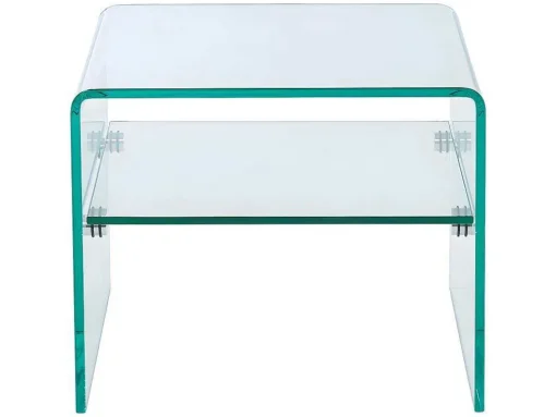 Nachtkastje Van Gehard Glas - 1 Nis - Stileos