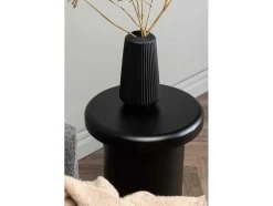 Namsos Salontafel , Bijzettafel O40Cm Zwart.