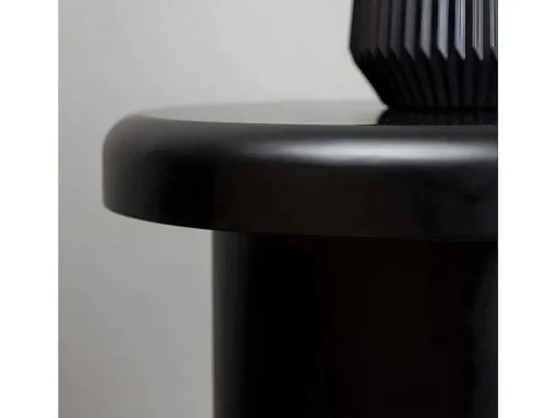 Namsos Salontafel , Bijzettafel O40Cm Zwart.