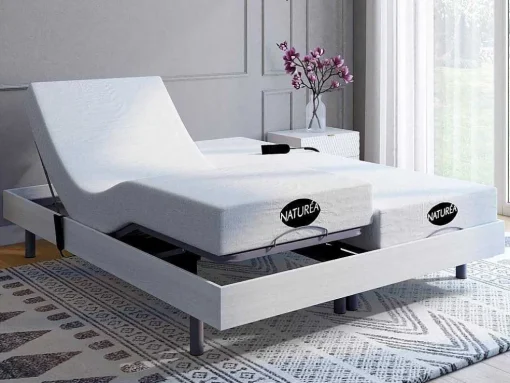 Natuurlijke Schuimmatras Met Vormgeheugen En Bamboe - Parure Van Naturea - 100 X 200 Cm