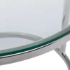 Nesttafels Van Gehard Glas En Roestvrij Staal - Zilver - Maevane Ii Van Pascal Morabito