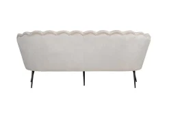 Nice Bank 3 Persoons Velours Beige.