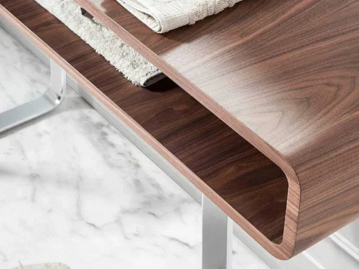 Notenhouten Console Met Opbergruimte 3000 Angel Cerda