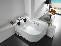 [Old Version][Old Version]Massagebad Rafina - 2 Personen - 181 X 123 X H70 Cm - Linkse Hoek