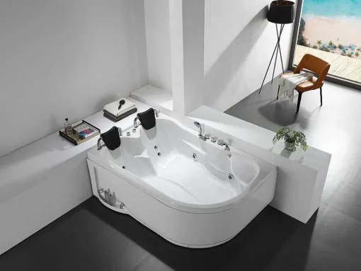 [Old Version][Old Version]Massagebad Rafina - 2 Personen - 181 X 123 X H70 Cm - Linkse Hoek